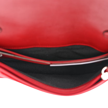 Jimmy Choo Velvet Crystal Cheri Wallet on Chain Royal Red 5 of 10