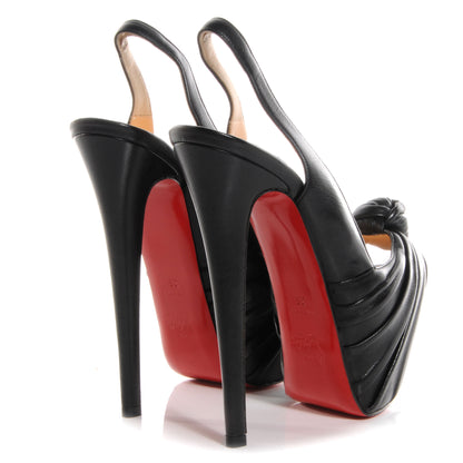 Christian Louboutin Calfskin Miss Benin 160 Pumps 35 Black 4 of 6