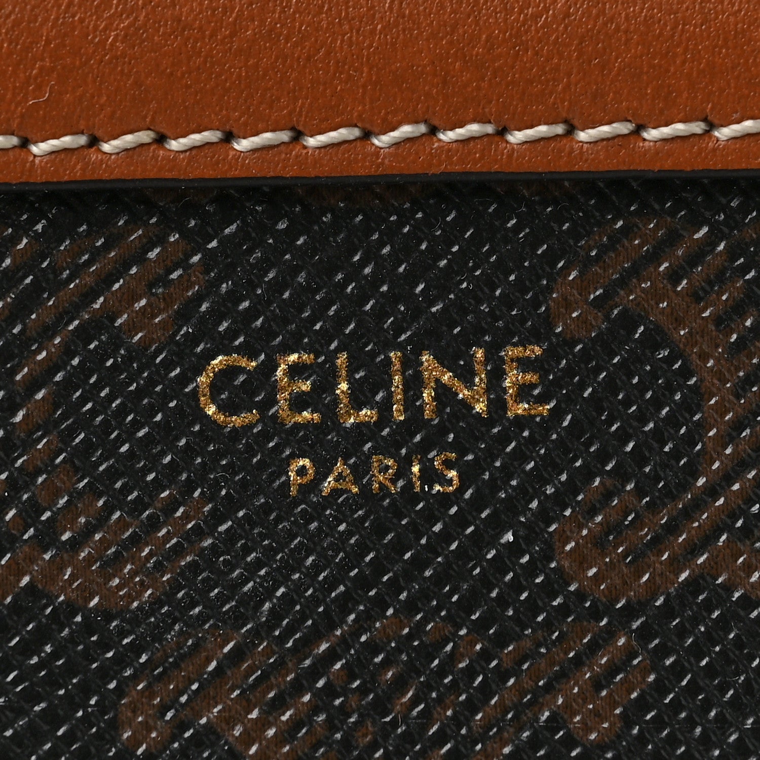 Celine Triomphe Canvas Small Camera Bag Tan 6 of 6