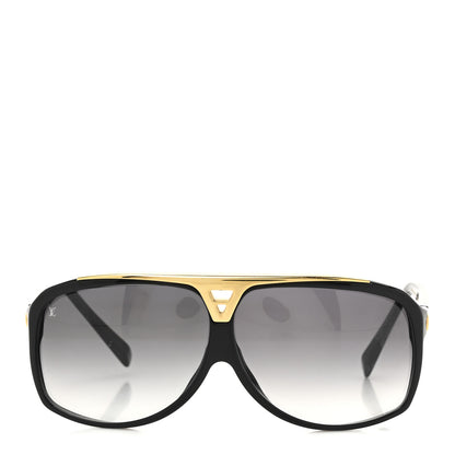 Louis Vuitton Acetate Evidence Sunglasses Z0350E Black 2 of 7