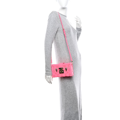 Louis Vuitton Monogram Tuffetage Petite Malle Rose Fluo 2 of 9