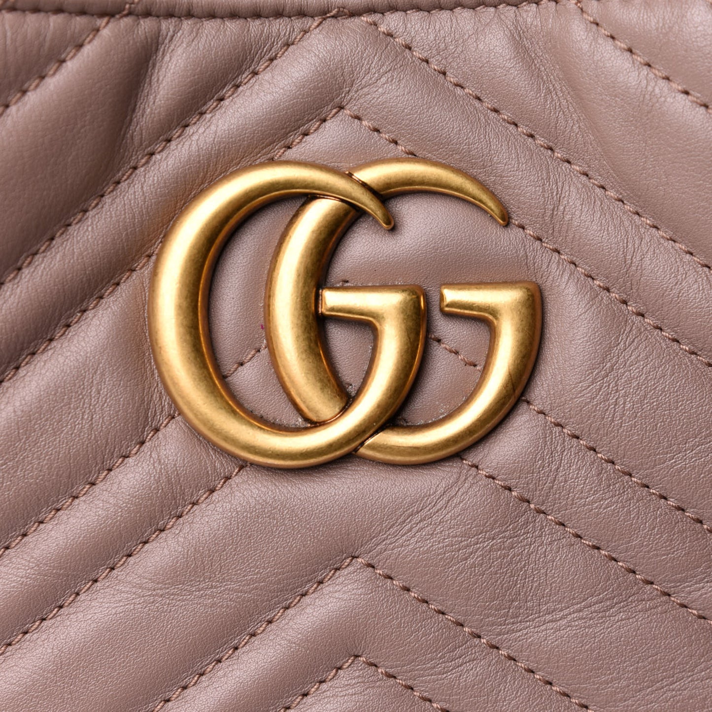 Calfskin Matelasse Medium GG Marmont Shoulder Tote Bag Porcelain Rose
