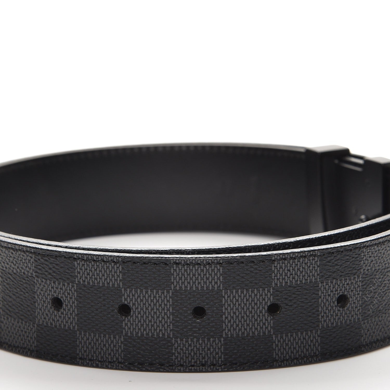 Louis Vuitton Damier Graphite LV Initiales Belt 100 40 3 of 8