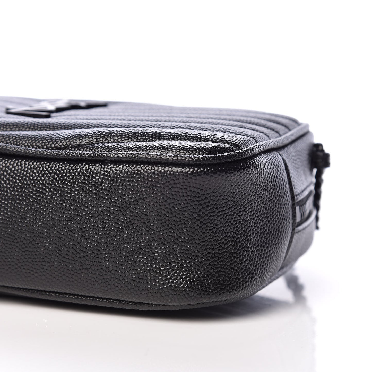 Grain De Poudre Matelasse Monogram Mini Lou Camera Bag Black