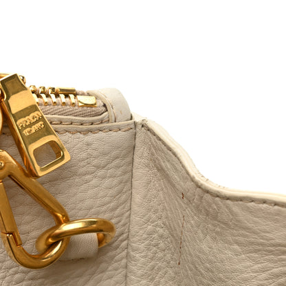 Prada Vitello Daino Large Double Zip Tote Talco 16 of 23