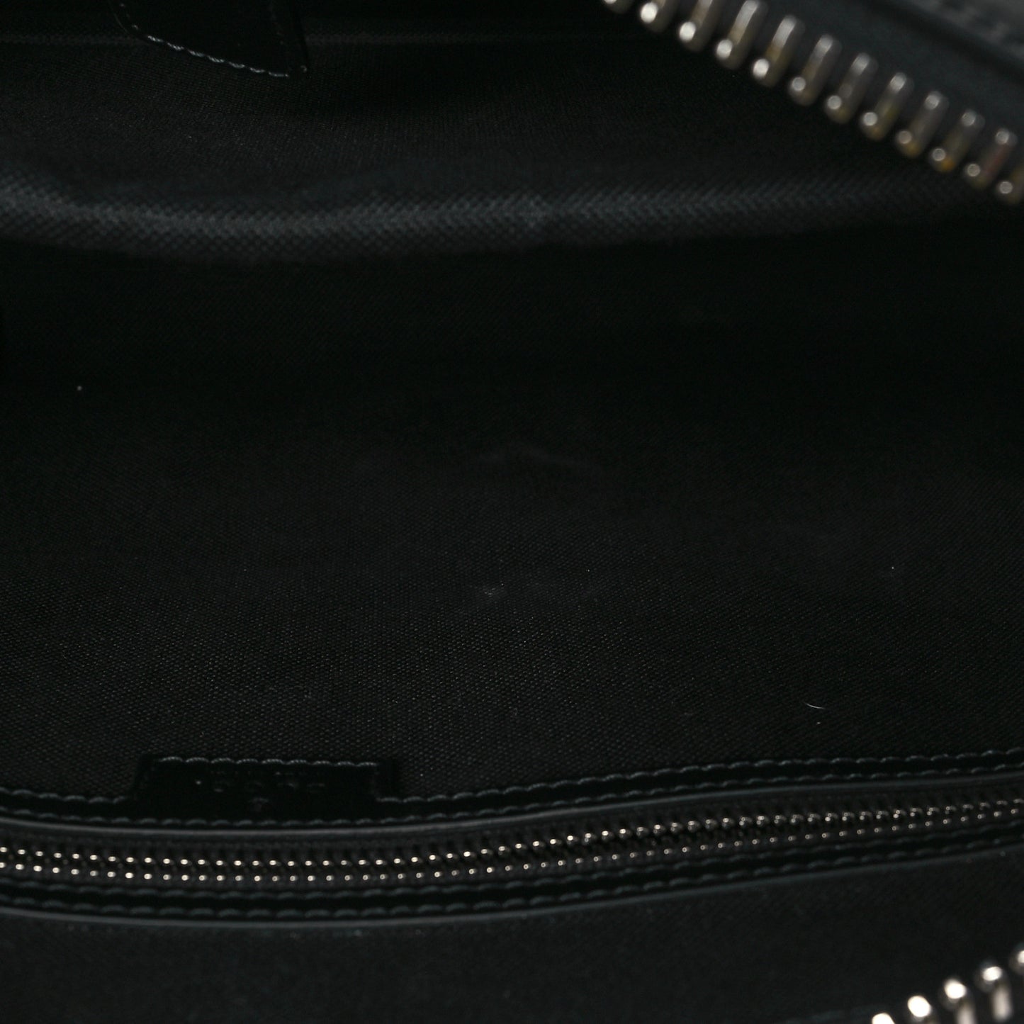 GG Supreme Monogram Appia Calfskin Web Briefcase Black