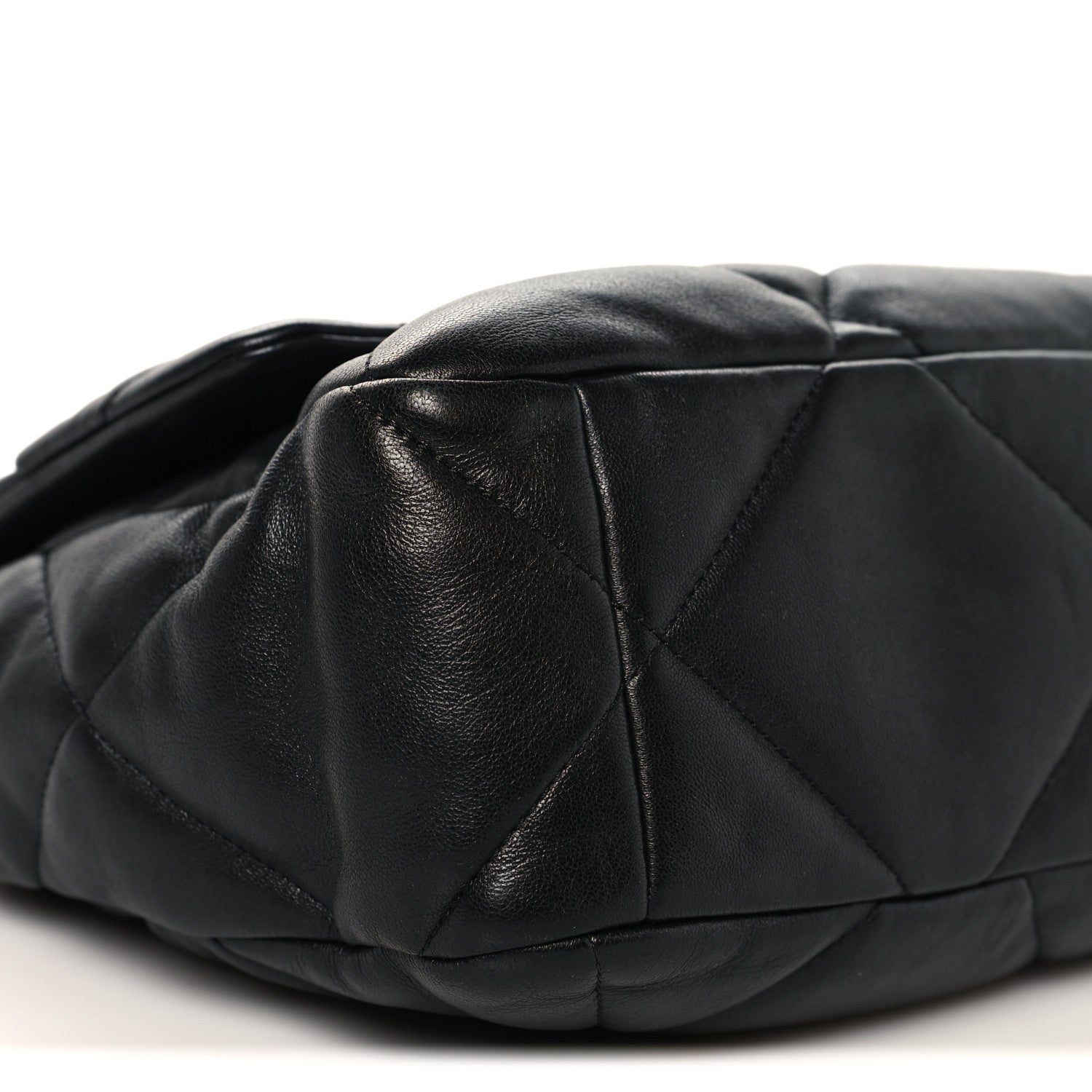 Chanel Lambskin Quilted Large Chanel 19 Flap Black 9 of 10