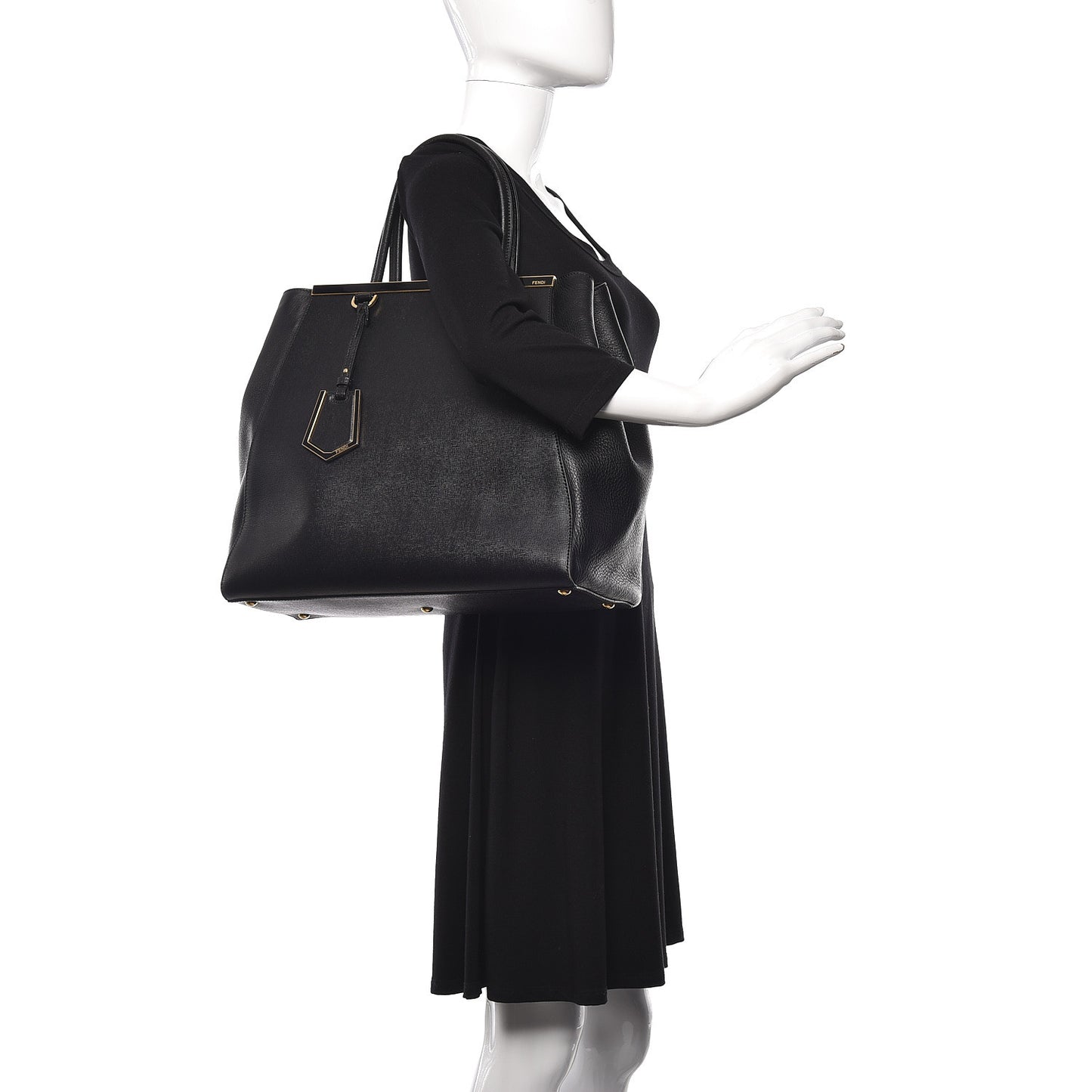 Vitello Elite Large 2Jours Tote Black