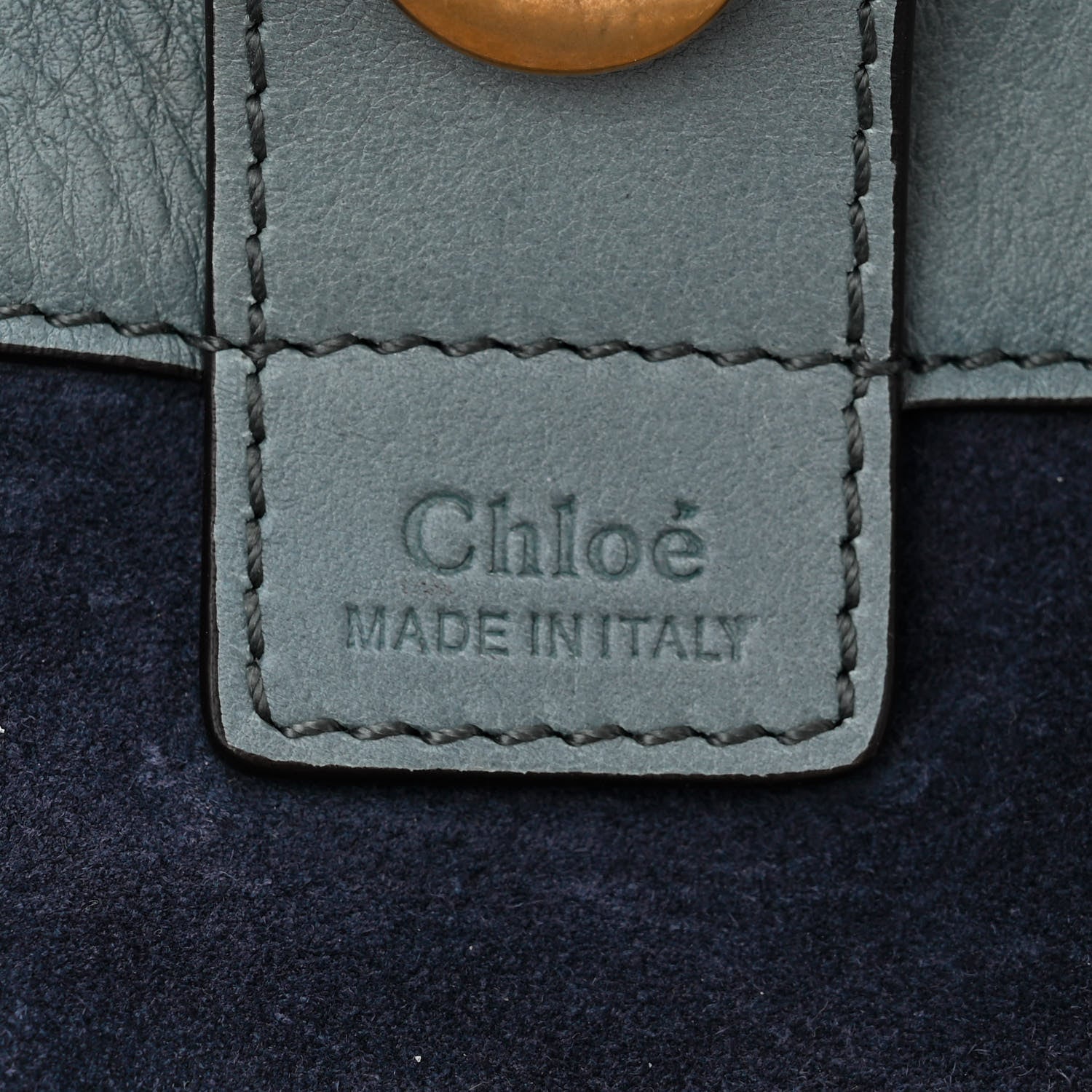 Chloe Smooth Calfskin Medium Milo Shopping Tote Cloudy Blue 6 of 11