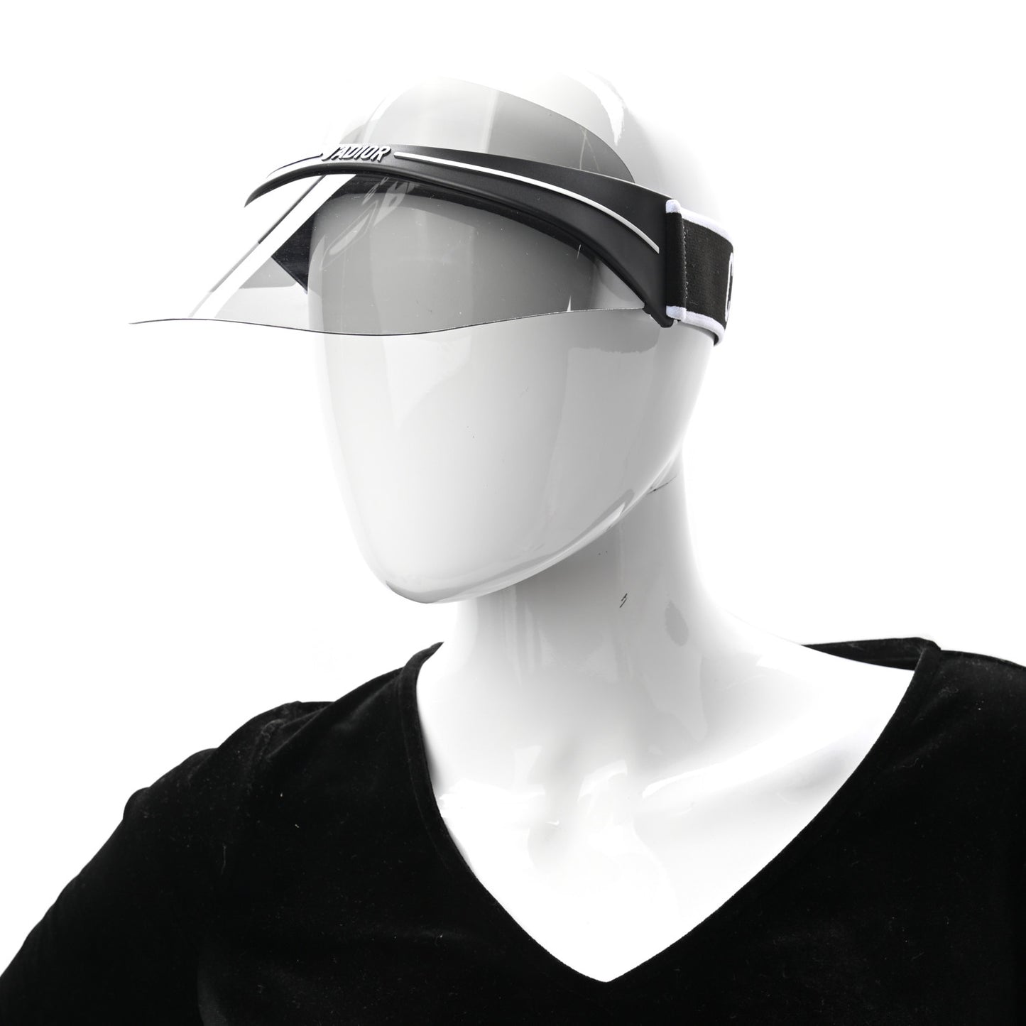 Mirrored DiorClub1 Sun Visor Black