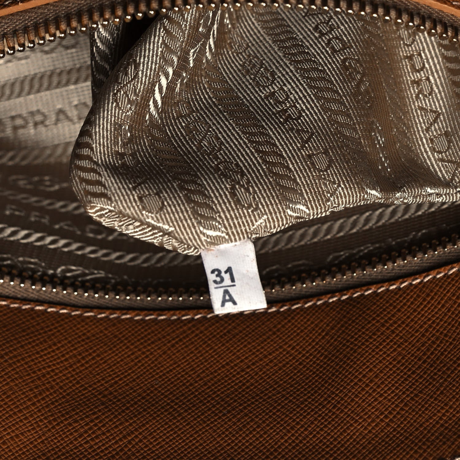 Prada Saffiano Lux Extra Large Galleria Double Zip Tote Caramel 8 of 16