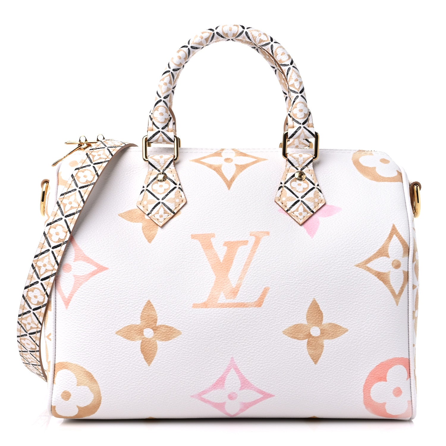 Louis Vuitton Monogram Giant By The Pool 2.0 Speedy Bandouliere 25 Beige 1 of 8