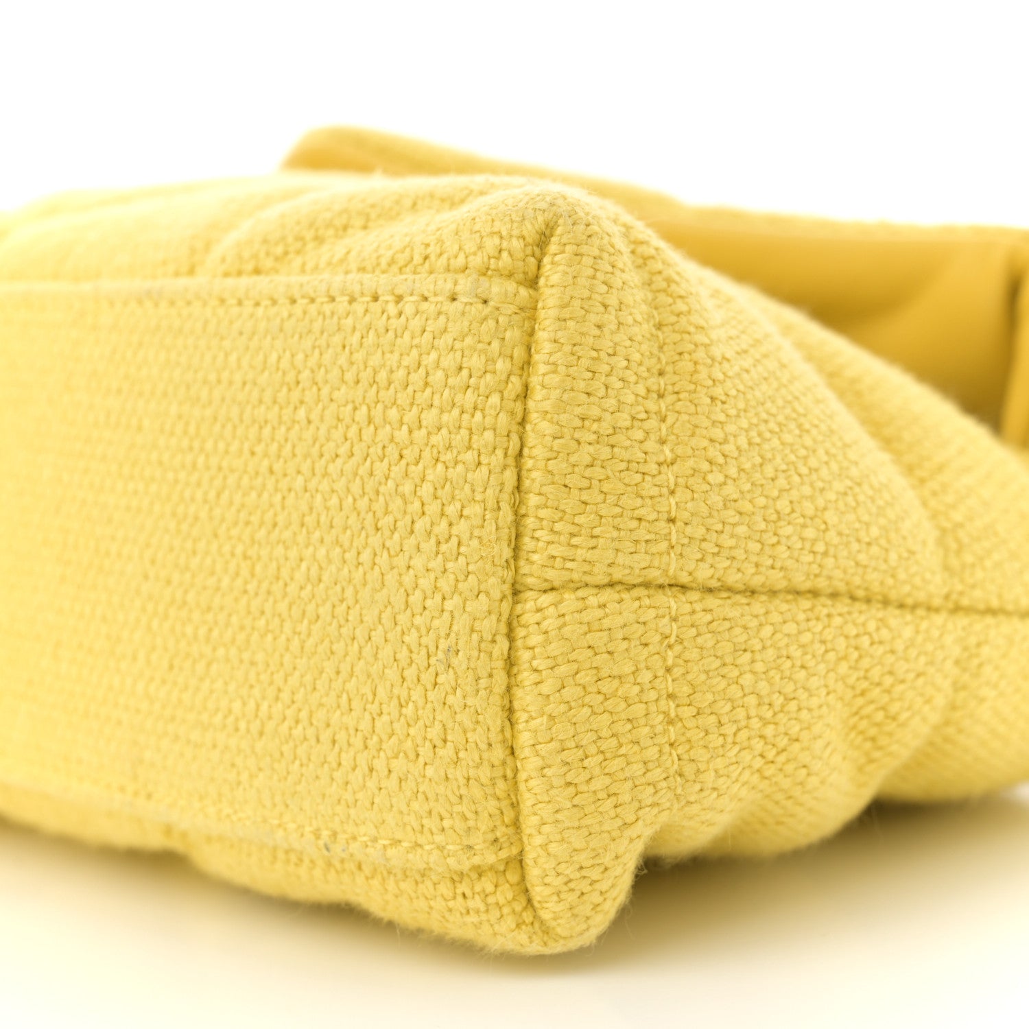 Saint Laurent Canvas Quilted Toy Loulou Puffer Monogram Chain Satchel Jaune Citron 10 of 11