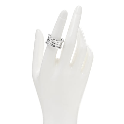 Bulgari 18K White Gold B.Zero1 Four-Band Ring 55 7.25 2 of 5