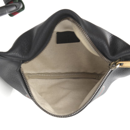 Gucci Grained Calfskin Small Logo Belt Bag Black 5 of 10