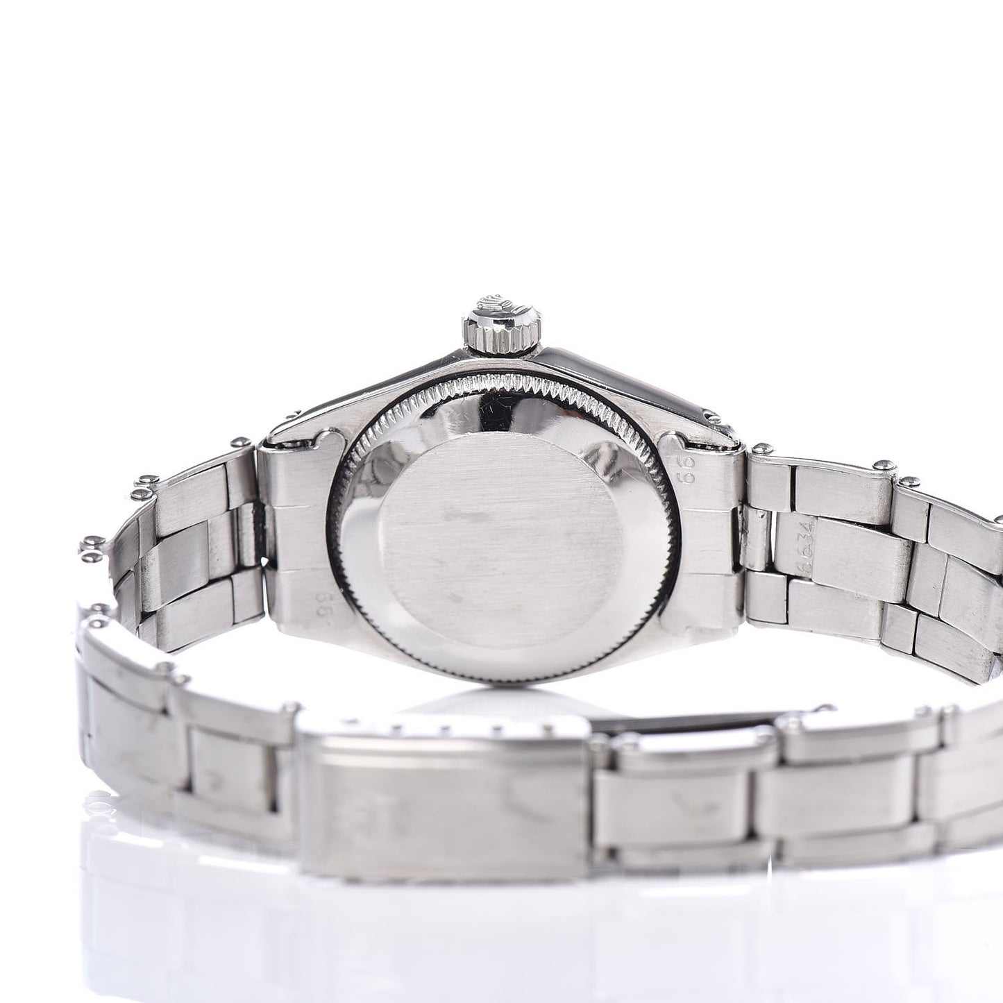 Stainless Steel 25mm Oyster Perpetual Watch Silver 6618
