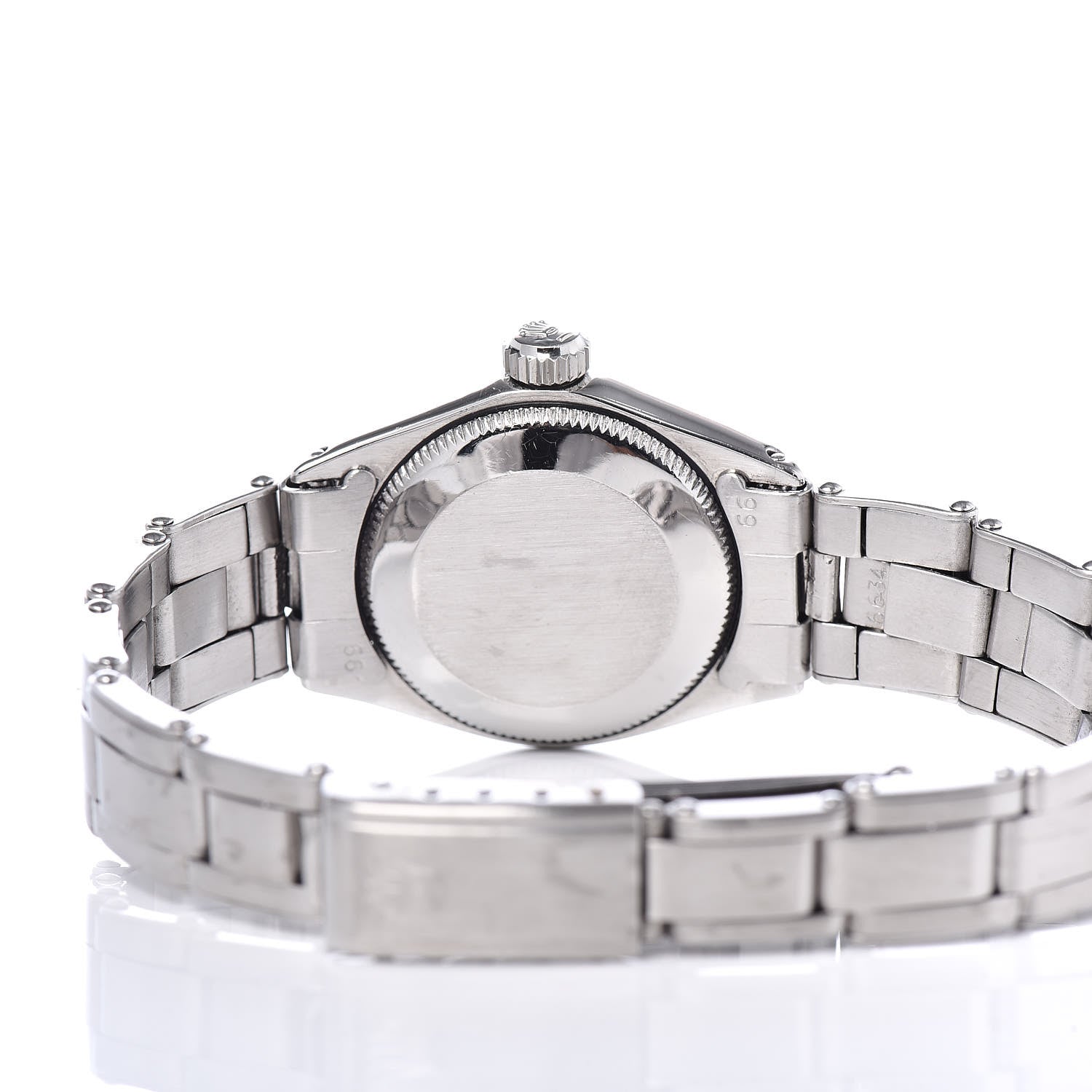 Rolex Stainless Steel 25mm Oyster Perpetual Watch Silver 6618 5 of 8