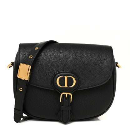 Christian Dior Grained Calfskin Medium Bobby Flap Black 1 of 12