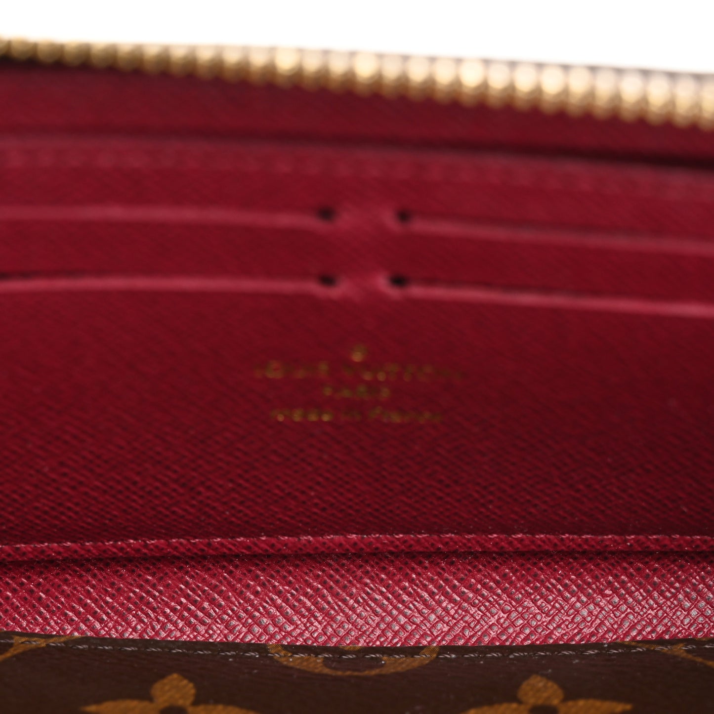 Monogram Clemence Wallet Fuchsia