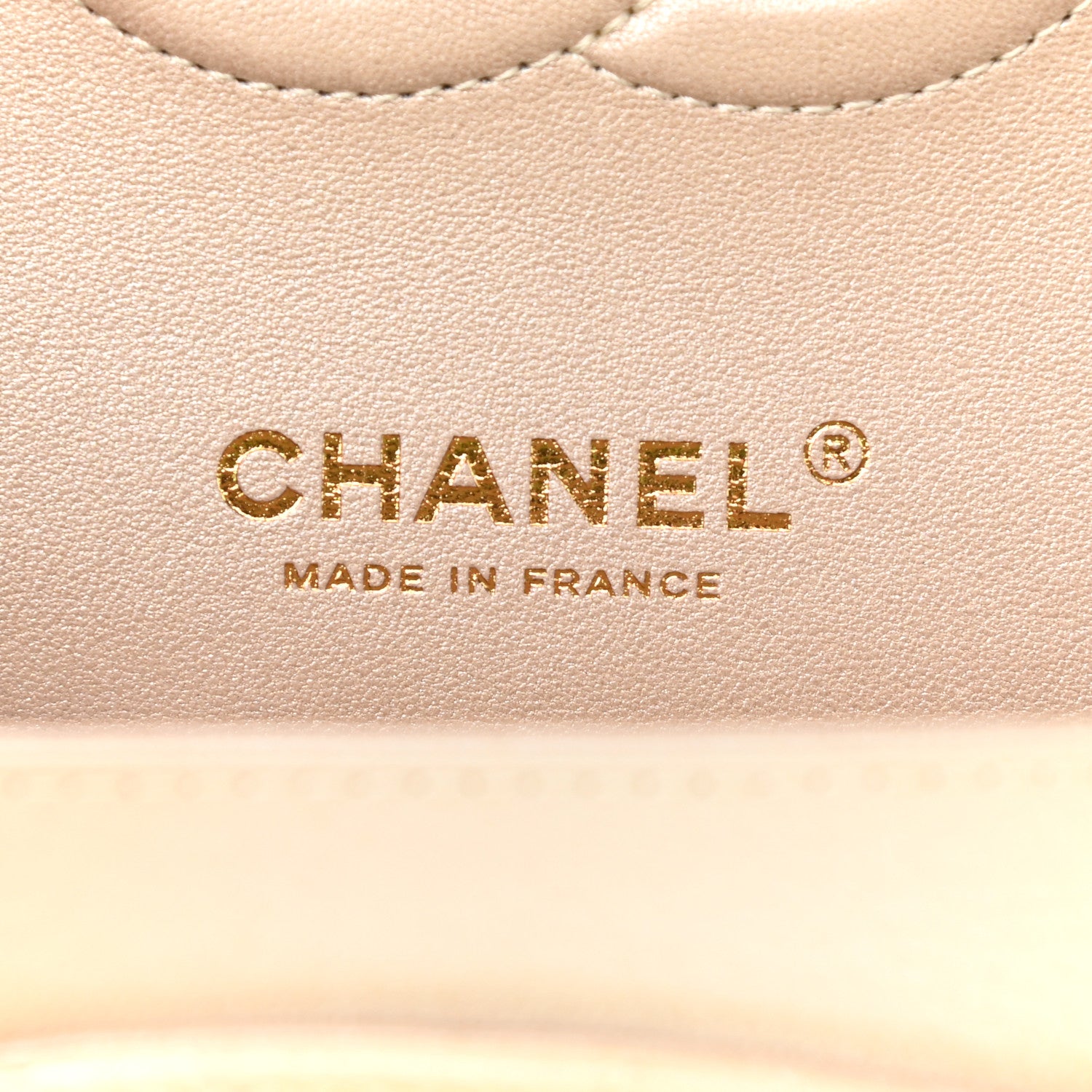 Chanel Metallic Goatskin Quilted Ombre Medium Double Flap Gold 6 of 12