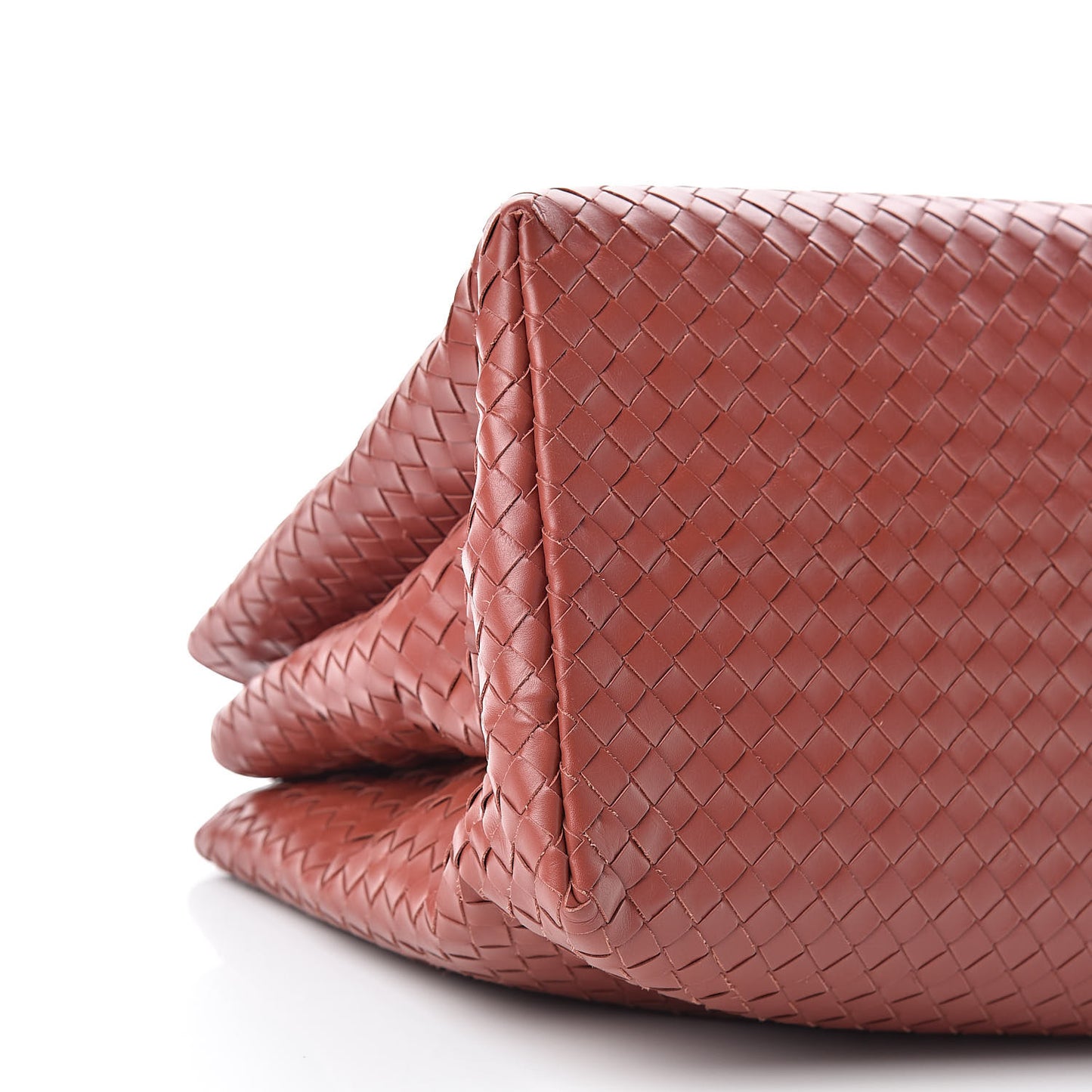 Nappa Intrecciato Medium Roma Tote Brique