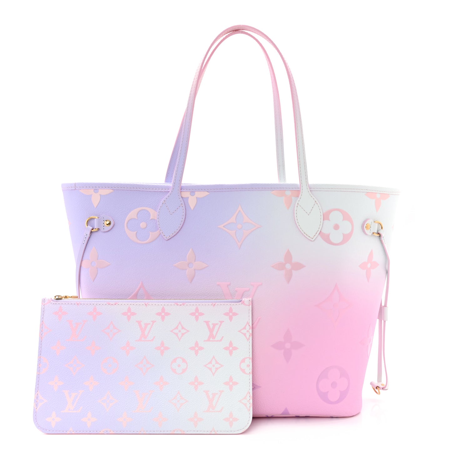 Monogram Giant Spring In The City Neverfull MM Sunrise Pastel