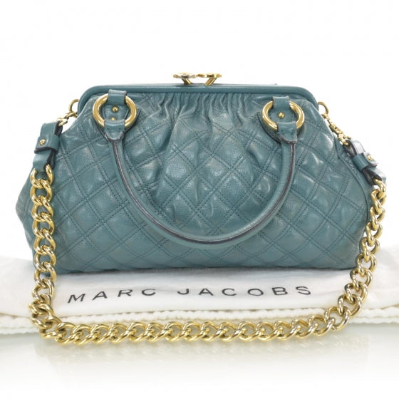 Quilted Leather Stam Topaz
