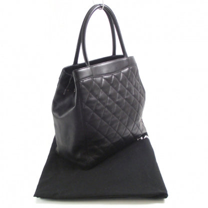 Chanel Lambskin N/S Shopping Tote Black 3 of 11