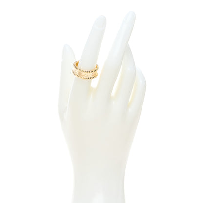 Van Cleef & Arpels 18K Yellow Gold Perlee Signature Ring 55 7.25 2 of 7