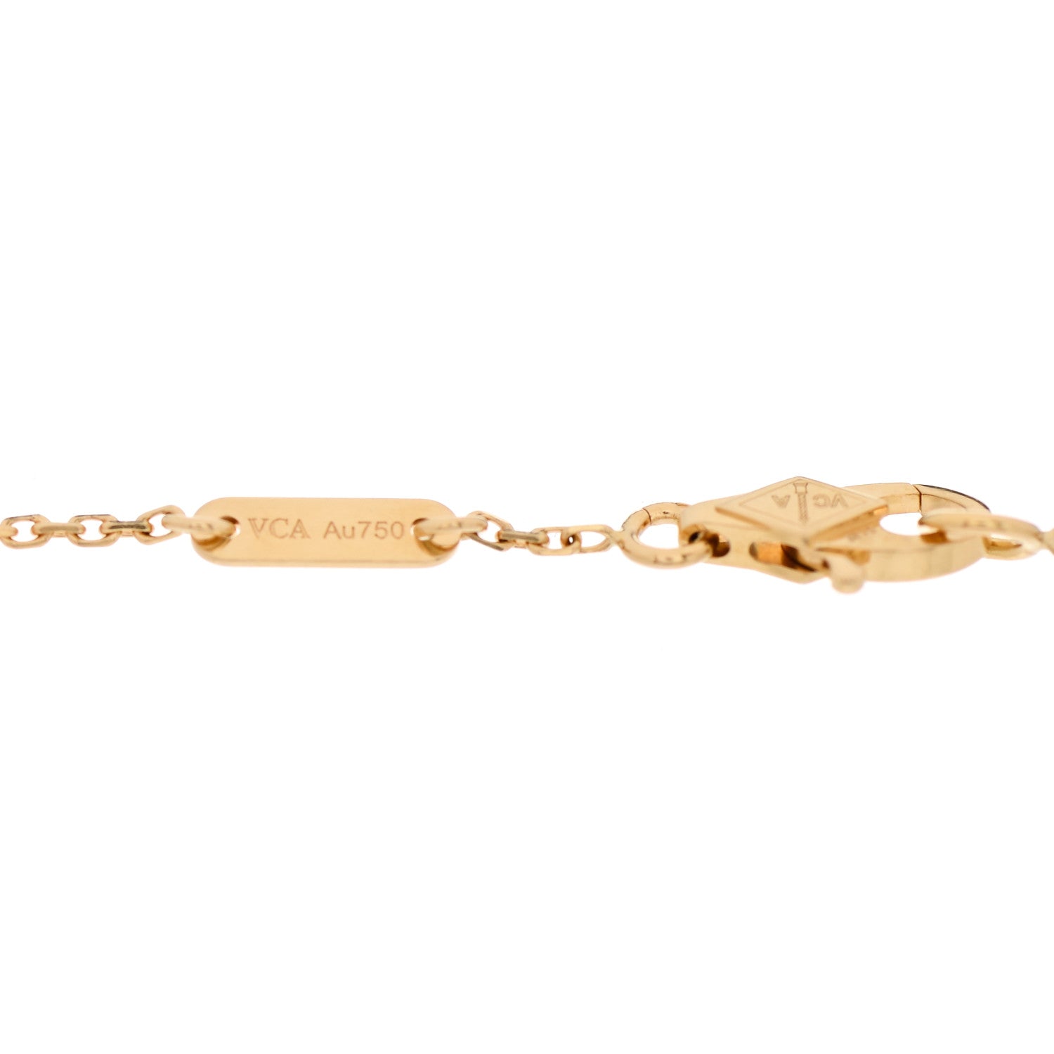 Van Cleef & Arpels 18K Yellow Gold Mother of Pearl Sweet Alhambra Bracelet 3 of 6