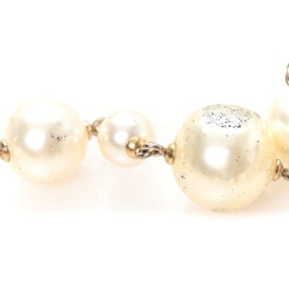 Chanel Pearl CC Long Necklace Gold 5 of 6