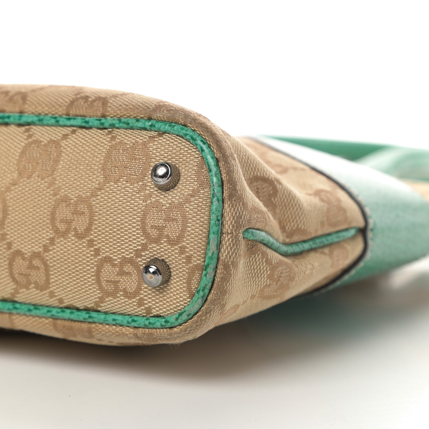 Gucci Monogram Shoulder Bag Turquoise 10 of 14