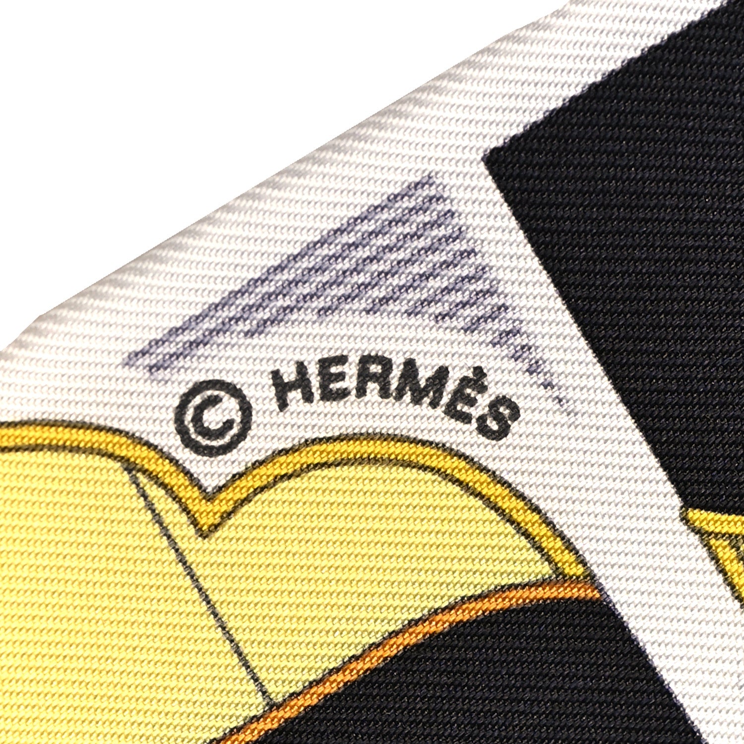 Hermes Silk Les Coupes Twilly 4 of 4