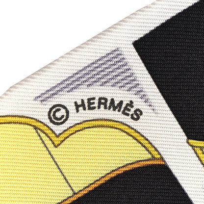 Hermes Silk Les Coupes Twilly 4 of 4