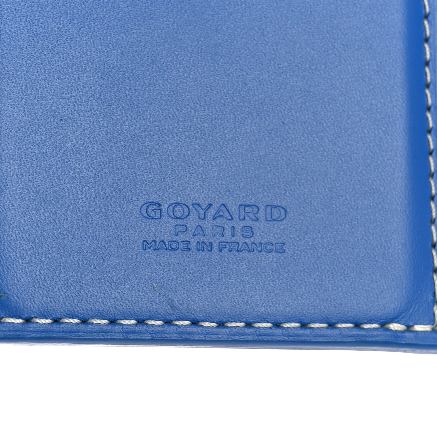 Goyardine Saint Pierre Card Holder Blue
