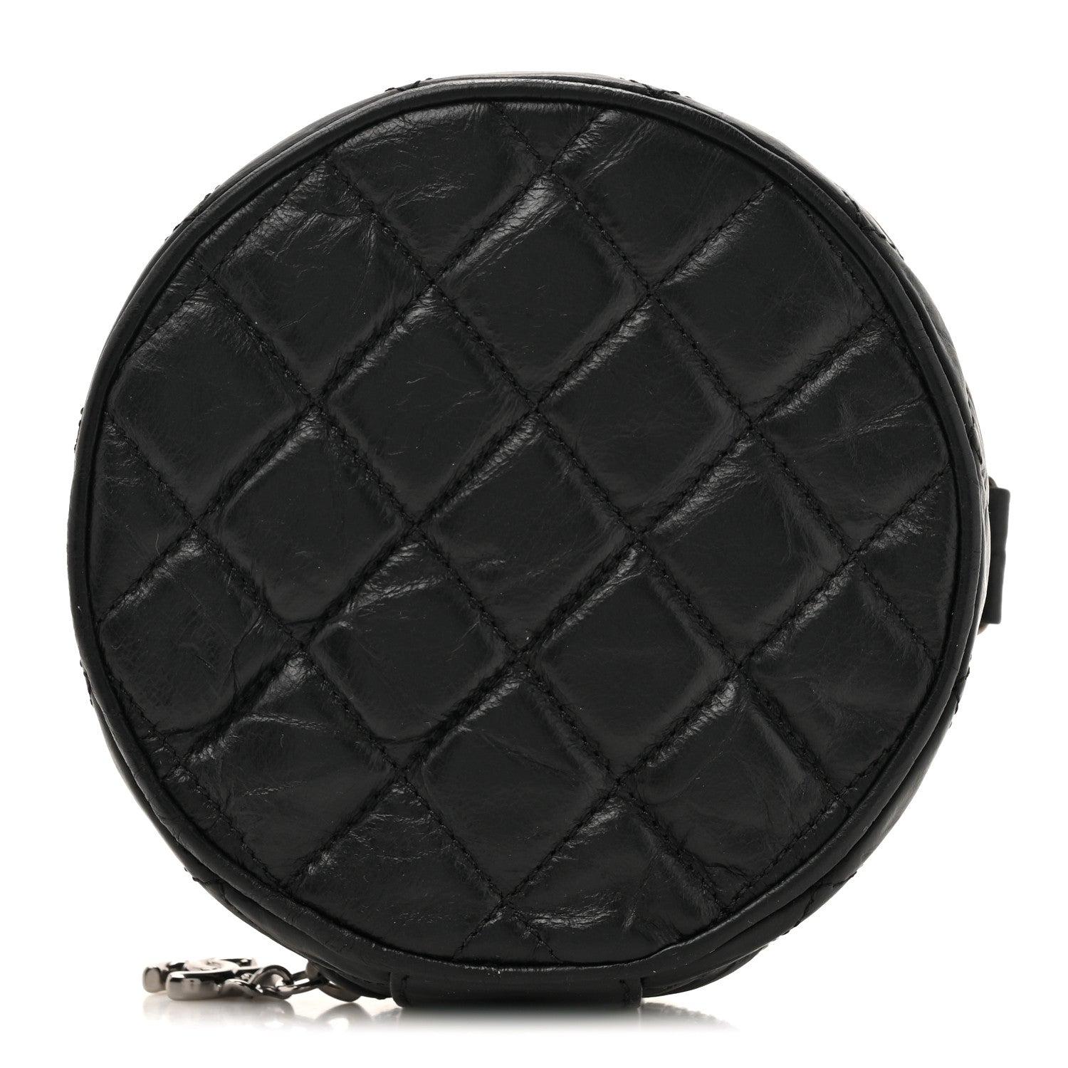 Chanel Aged Calfskin Quilted Belt Waist Bag  Black 1 of 9