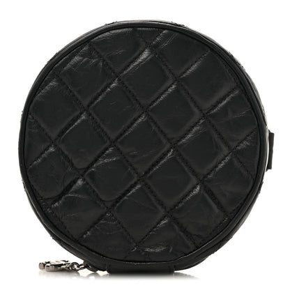 Chanel Aged Calfskin Quilted Belt Waist Bag  Black 1 of 9