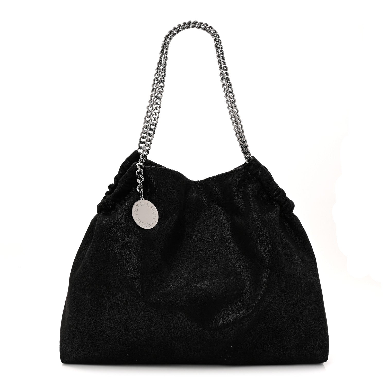 Stella McCartney Shaggy Deer Falabella Drawstring Tote Black 1 of 10