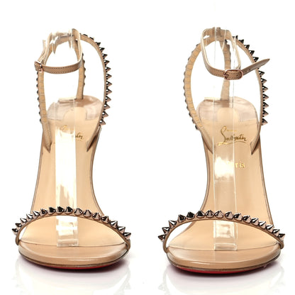 Christian Louboutin Kid So Me 100 Sandals 38 Nude 2 of 7