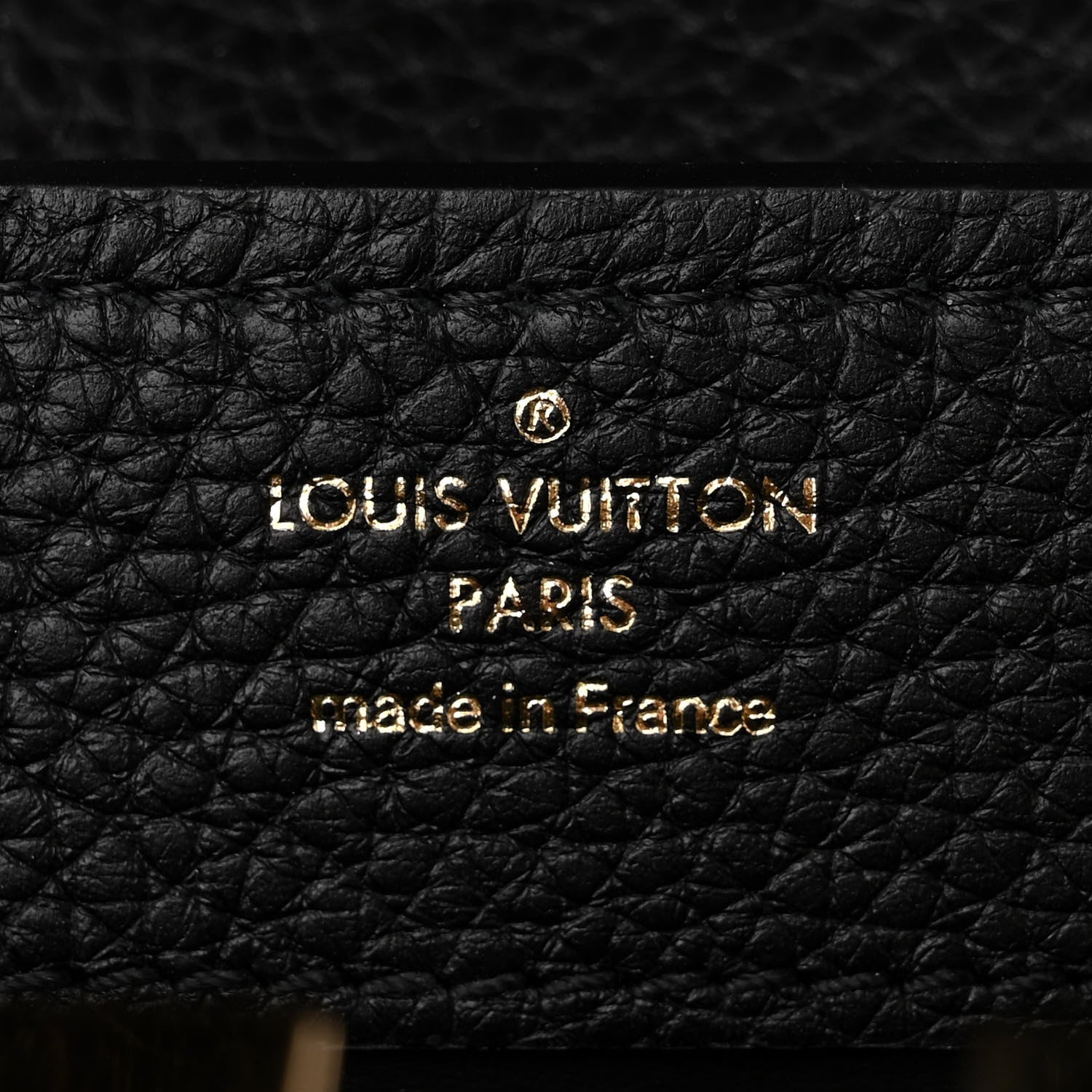 Louis Vuitton Taurillon Embellished Flower Crown Capucines Mini Black 5 of 9