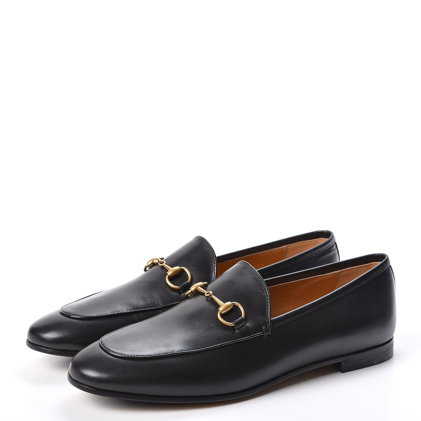 Calfskin Womens Jordaan Loafers 38.5 Black