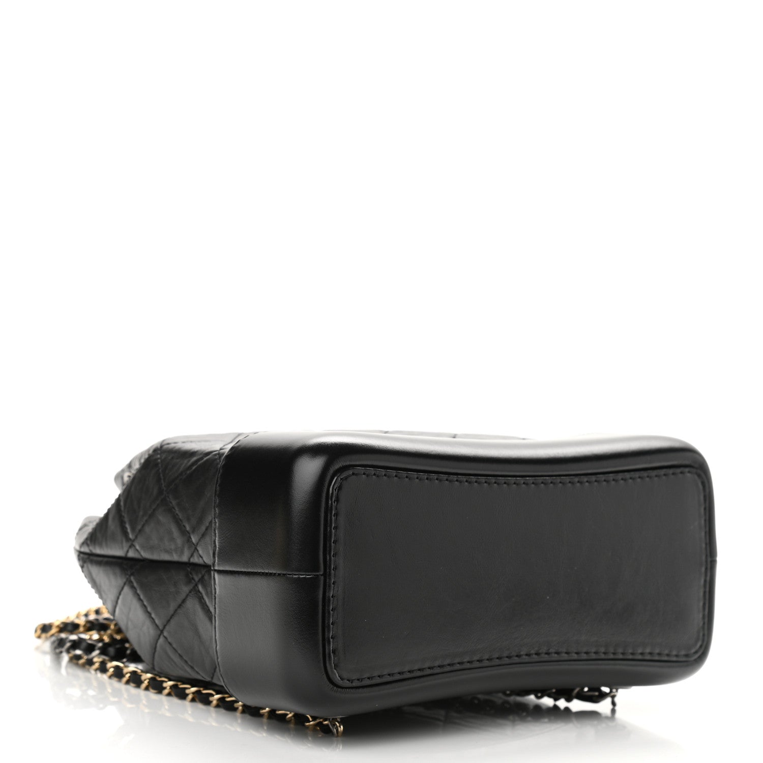 Chanel Aged Calfskin Quilted Small Gabrielle Backpack Black 4 of 12