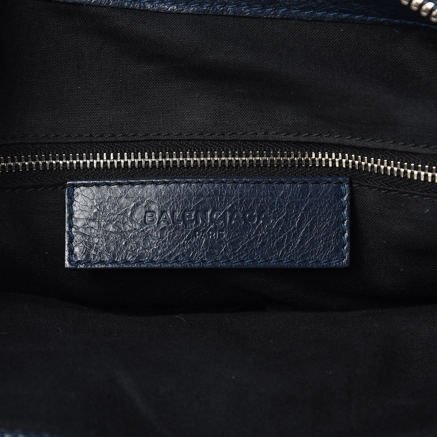 Balenciaga Agneau Giant 12 Silver Hardware Work Bleu Obscur 6 of 13