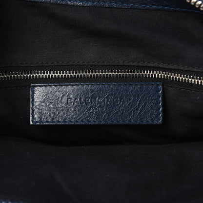 Balenciaga Agneau Giant 12 Silver Hardware Work Bleu Obscur 6 of 13