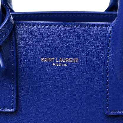 Saint Laurent Calfskin Nano Sac De Jour Royal Blue 6 of 11