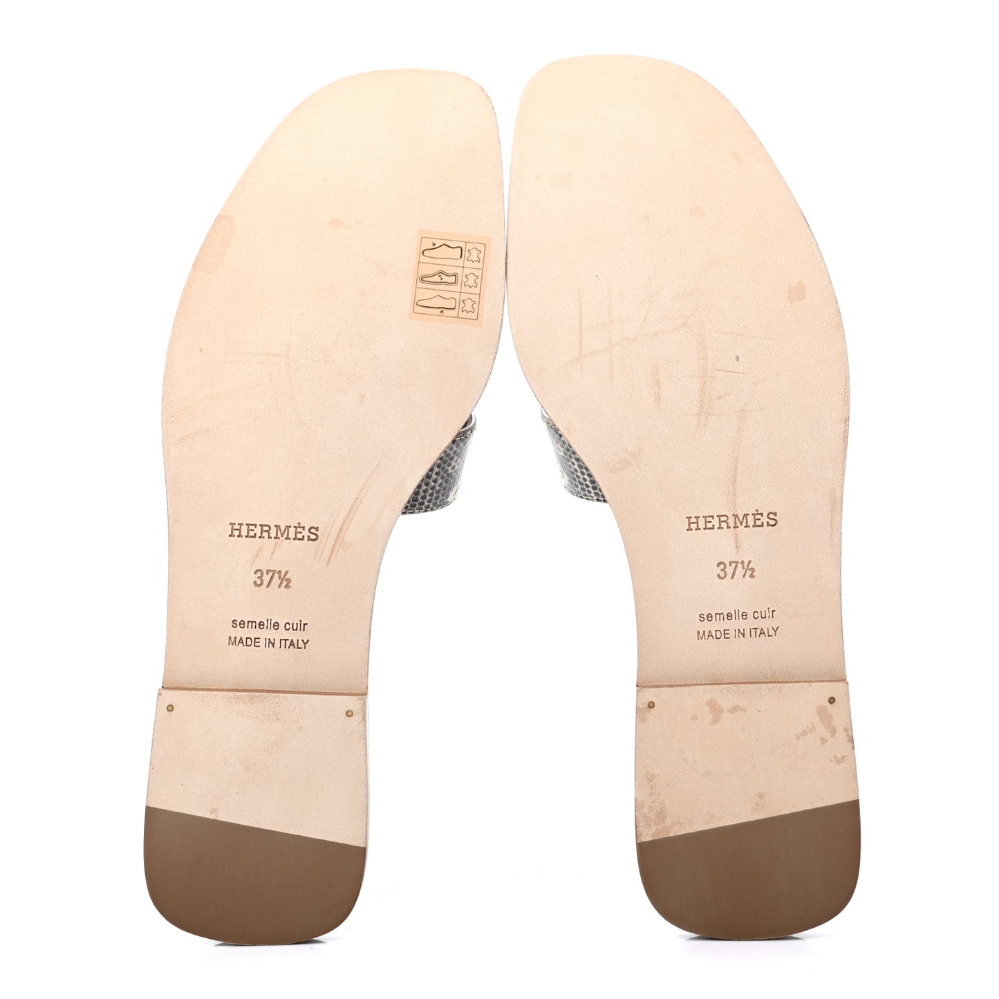 Lizard Oran Sandals 37.5 Ombre