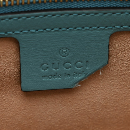 Gucci Boarded Plutone Calfskin Medium Jackie 1961 Tote Dusty Azure 6 of 11