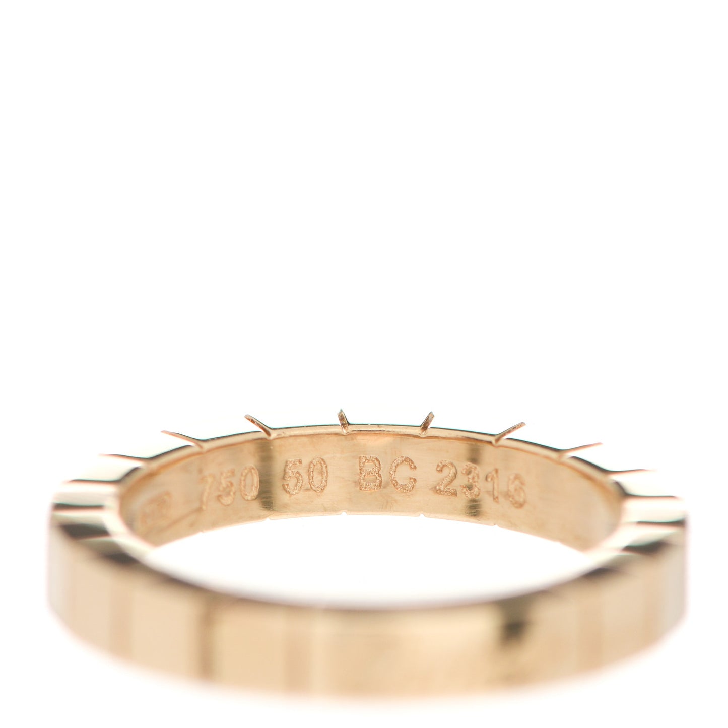 18K Yellow Gold Lanieres Ring 50 5.25