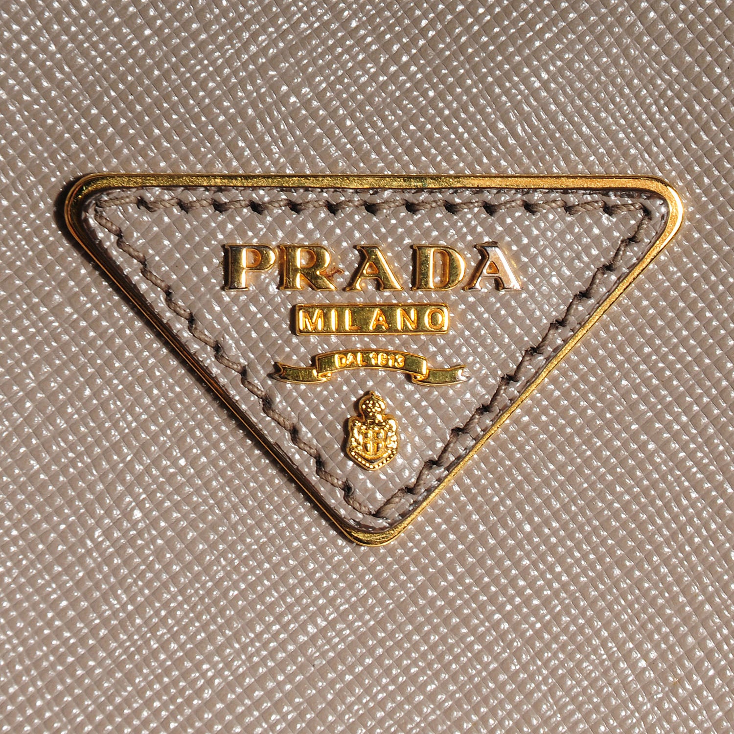 Prada Saffiano Lux Large Tote Argilla 9 of 9
