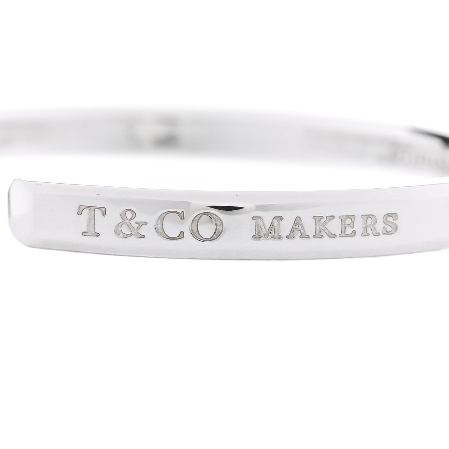 Sterling Silver Narrow Makers Cuff Bracelet
